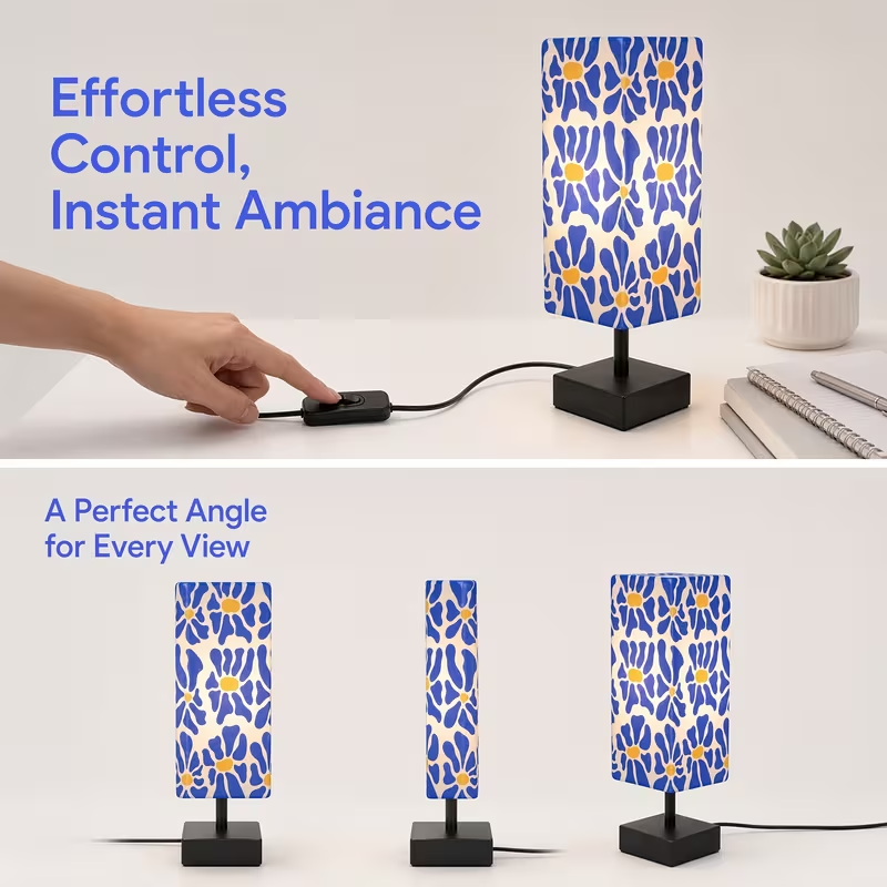 Lampu Meja Modern Berwarna-war - Home Textile ulasan dan harga