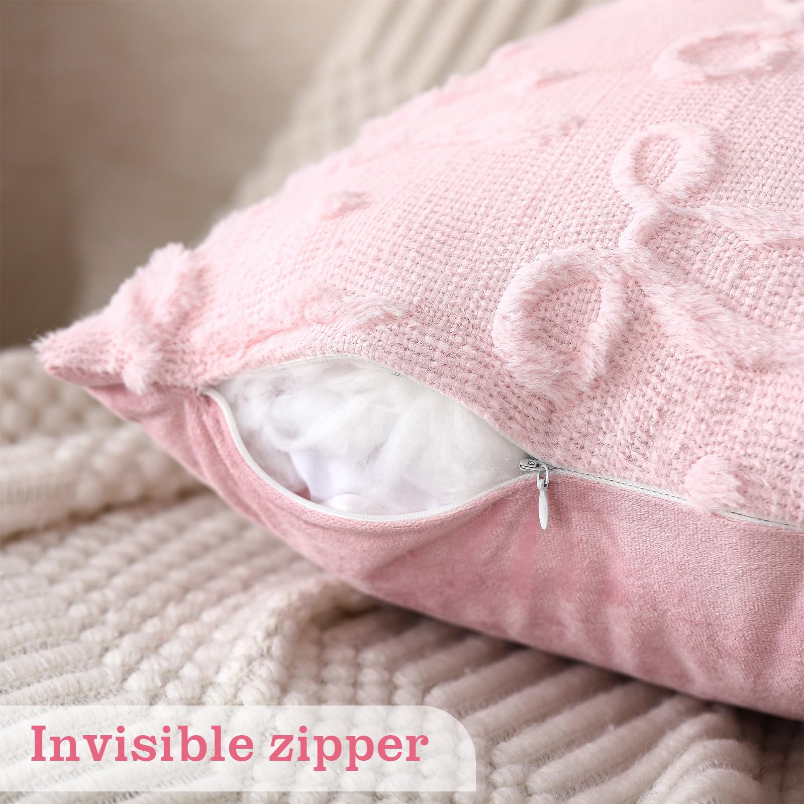 Sarung Bantal Pink Bow 18x18 D - Pillow Insert 18X18 ulasan dan harga