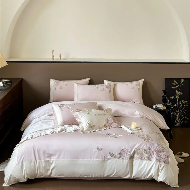 Premium katun Mesir 4Pcs Set t - Home Textiles Premium ulasan dan harga